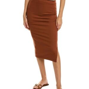 Michael Stars Rich Brown Pencil Skirt